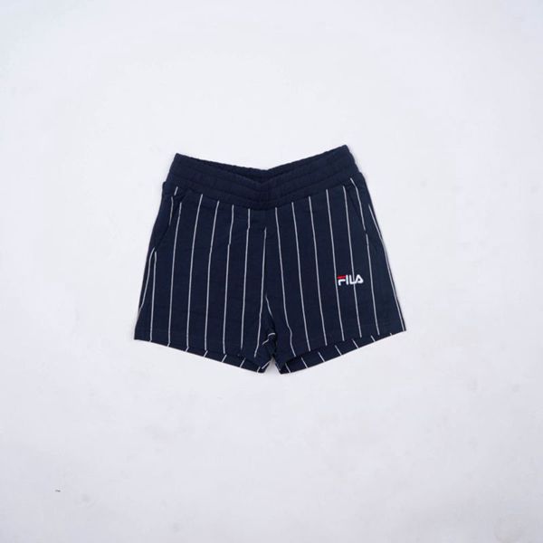 Fila Sami Girl's Shorts - Navy/White,NZ 917-68349